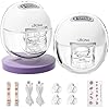 Breast Pump Hands Free, Wearable Breastfeeding Pump with 4 Modes & 9 Levels, Portable Electric Breast Pump, Strong Suction, Discreet & Smart Display, 19/21/24mm Insert/Flange, 2 Pack