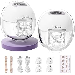 Breast Pump Hands Free, Wearable Breastfeeding Pump with 4 Modes & 9 Levels