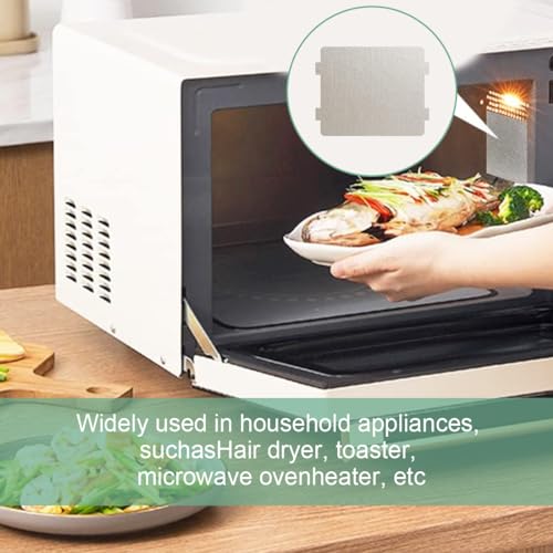 PHCOZY 4 Pcs Mikrowelle Glimmerplatte glimmerscheibe Universal Reparatur Teil für Hauptküche Mikrowelle(11x10cm)
