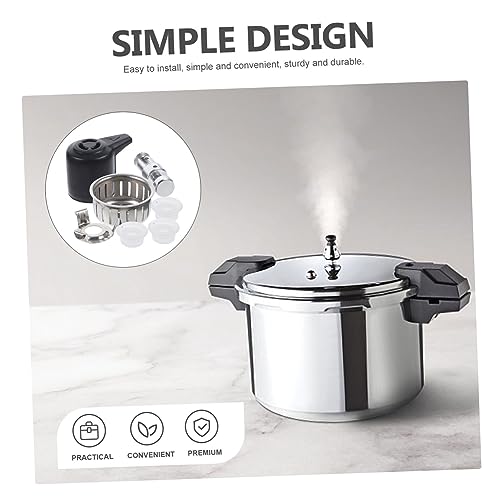 Conjunto de válvulas de alivio para olla de presión LIFKOME, repuesto con manija de liberación de vapor de silicona grado alimenticio, cubierta anti-obstrucción miniatura 2