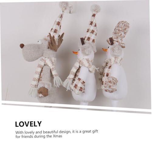 Poupée de Noël extensible Gatuida peluche de table fête - 3