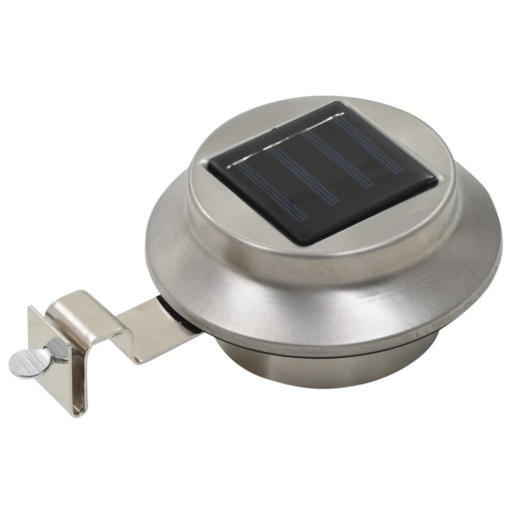 Genérico Lámparas solares de Exterior LED Redondas 6 uds 12 cm Blanco,Casa y jardín,Iluminación,Iluminación de exterior-44467