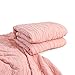 SUNVENO Babydecke, zweiseitig Bettdecke, Kuscheldecke aus Hautfreundlicher Atmungsaktiver Modaler Stoff, Warme Faser, Wende-Steppdecke, Maschinenwaschbar, Baby-Steppdecke(Rosa,70 x 100 cm)