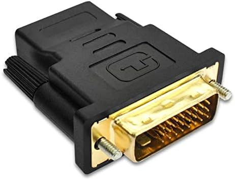 luoshaPUCY DVI to HDMI Adapter, HDMI Female to DVI Male (24+1) HDMI to DVI Adapter 1080p - Black