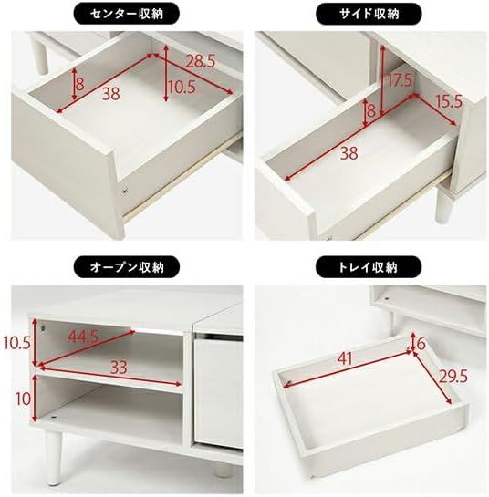 ロマンティックプリンセス ドレッサーデスク（幅95cm） ロマプリ 直送