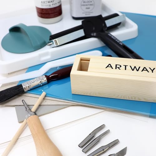 Kit d'impression Lino Artway pour gravure bloc et monoimpression - 6