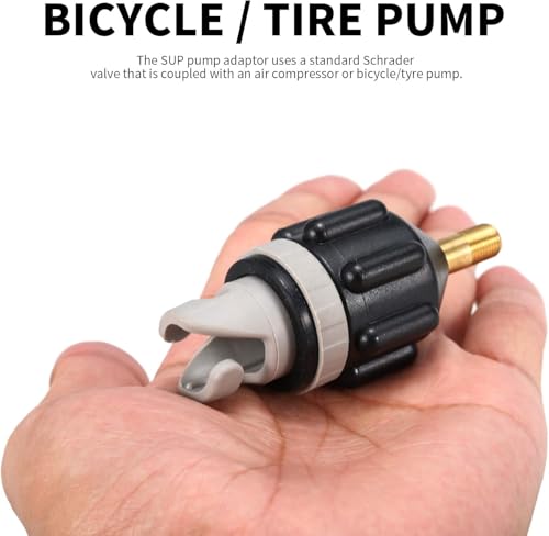 SUP Ventiladapter,Sup Adapter für Kompressor Sup Ventil SUP-Pumpe Zubehör Sup Pumpe Elektrisch für Kajak Dingy Boote Paddelboard Schlauchboot sup Board Stand Up Paddle Board