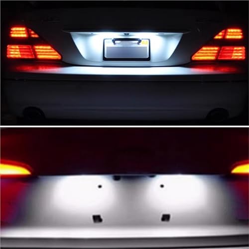 Luz LED de matrícula para Ford Focus Taurus y Flex 1-2 piezas 2