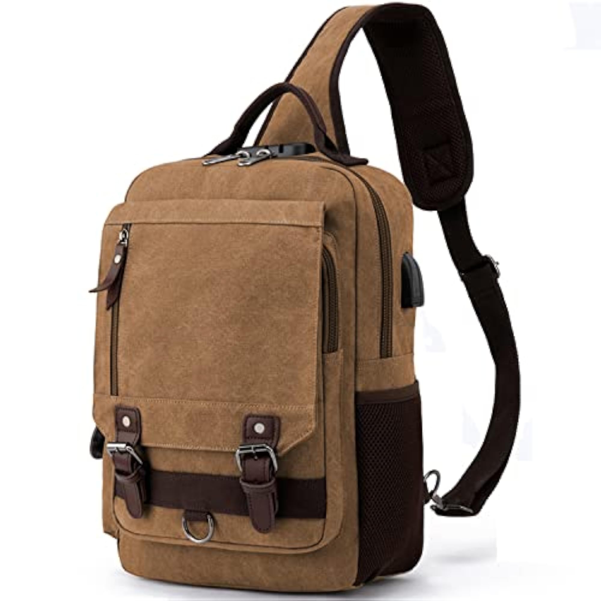 Water-Resistant Sling Bag, Cross Body Style