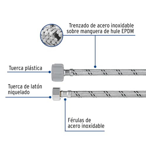 Manguera para WC 1/2 x 7/8 Coflex 5 Imagen adicional