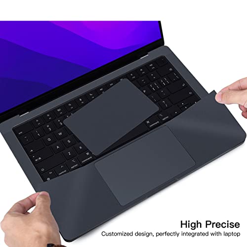 Image of CaseBuy Wrist Rest Sleeve for MacBook Air 13.6 inch A3240 A3113 A2681 M4 M3 M2 Released 2025 2024 2023 2022, Midnight