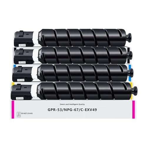 Toner Canon C-EXV49 IR Advance DX C3320 C3725i pack 4 couleurs anti-bavure 2500 pages