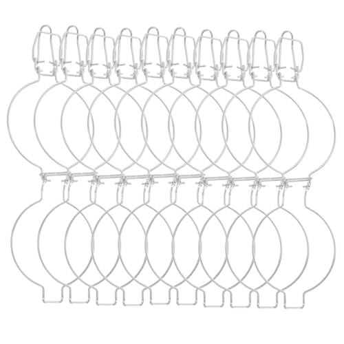 CLISPEED 10pezzi Fibbia per Barattoli in Vetro Chiusura Molla Resistente per Conservazione Alimentare in Cucina