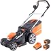 Produktbild YARD FORCE Akku-Rasenmäher LM G40B mit 2 x 40V / 2,5 Ah Lithium-Ionen-Akku / 40 cm Schnittbreite/Schnellladetechnologie / 25-75mm Schnitthöhen Verstellung / 45L Hybridfangsack
