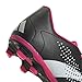 Adidas Unisex Predator Accuracy.4 Flexible Ground Soccer Shoe, Black/White/Team Shock Pink, 7.5 US Men