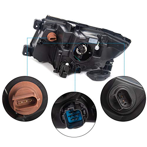 ECOTRIC Front Headlamp Headlight Assembly Compatible with 2011-2014 Ford Edge Replacement for BT4Z-13008-A FO2503292 - Right Passenger Side by ECOTRIC - Image 5