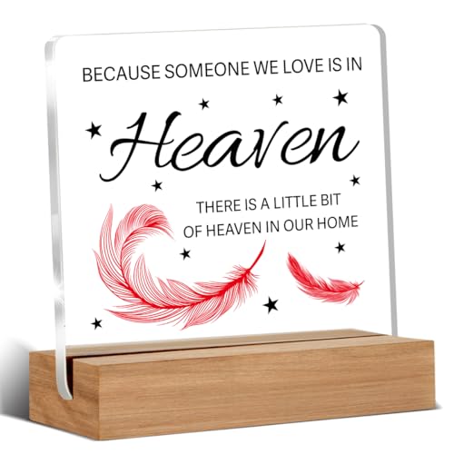In Memory of Loved One Gifts Memorial Gifts - Placa decorativa de...