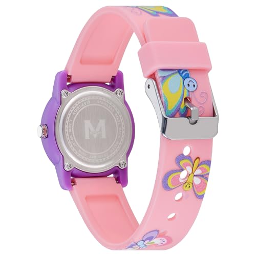 Image of Miykon Kids Watches for Boys and Girls - Educational Time-Telling Gift for Kids Aged 3-15, Toddlers, Preschoolers, and School-Aged Children - Easy to Read Analog Watch, Soft Resin Band, Japanese Quartz, 100M Water Resistant