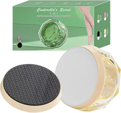 Hoelg - Borrador de pelo de cristal, piedra mágica para eliminar el vello, nano cristal, herramienta de depilación sin dolor, para hombres y mujeres, removedor de vello de cristal mágico rápido y