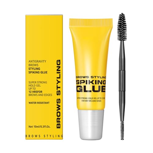 Ensemble de gel à sourcils et pinceau pour sourcils élégants, pigments riches, séchage rapide, idéal pour divers amateurs de beauté
