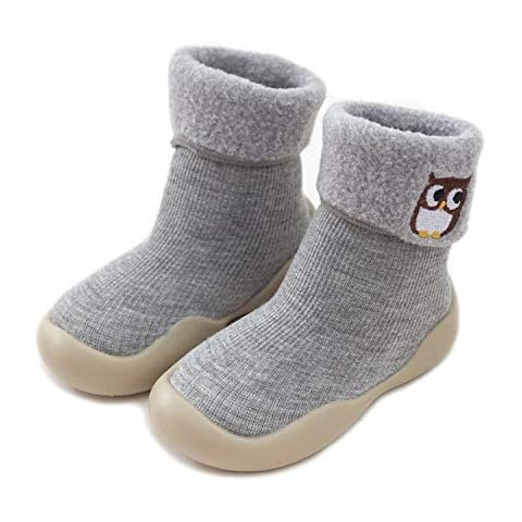 Solaud Toddler Non-slip Slippers and Socks Cover