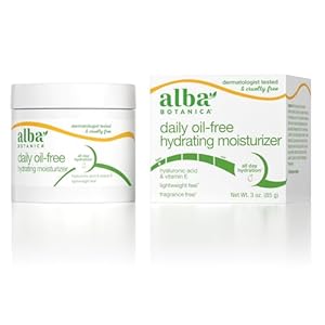 Alba Botanica Hawaiian Aloe and Green Tea Oil-Free Moisturizer, 85 g