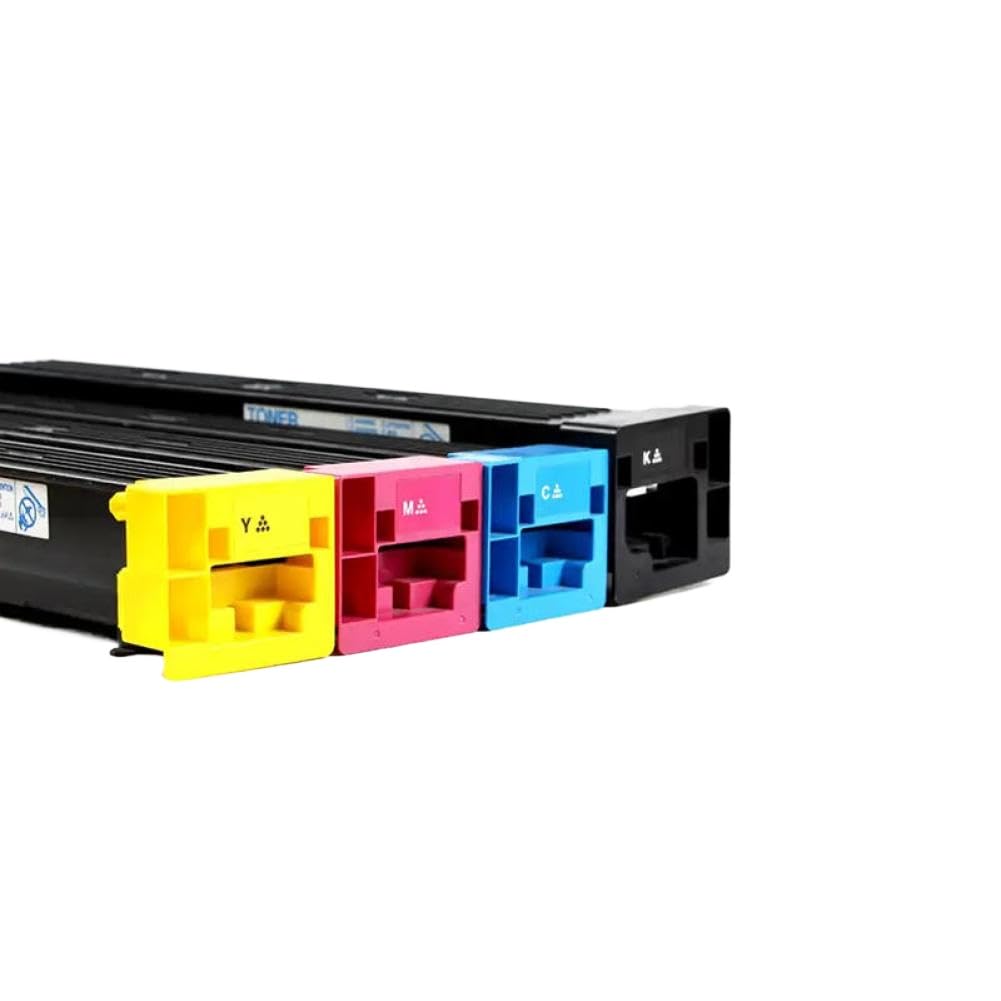 Set di cartucce toner CMYK TN611 compatibili con fotocopiatrici C451 C550 C650