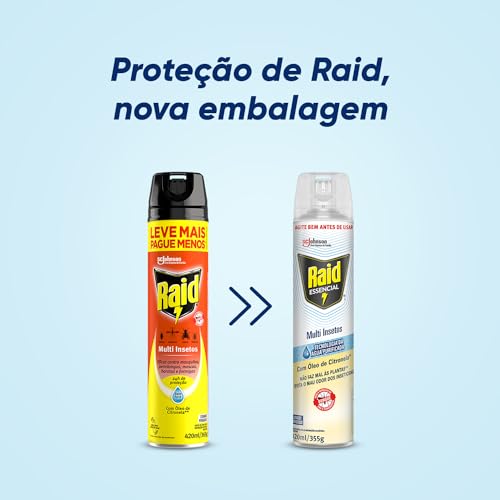 Raid Inseticida Multi Insetos Citronela Leve + Pague - 420Ml