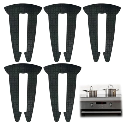5 Stück Herdschutz Kinder,Kindersicherung Herd,Backofen Kindersicherung,Hochtemperaturbeständiges Material,Schützt Die Sicherheit von Kindern,Einfache und Bequeme Installation