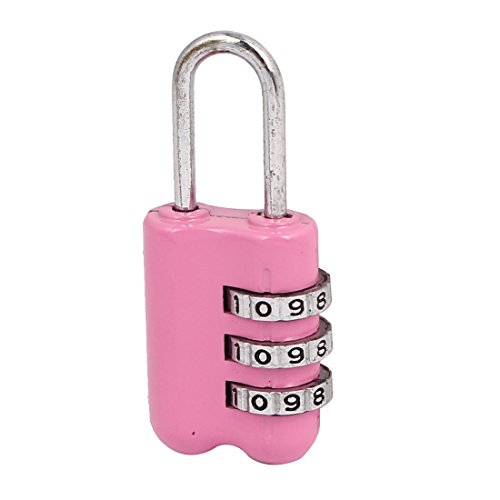 Image of Aexit Luggage Tool Padlocks & Hasps Box Metal 3 Digit 0-9 Number Password Combination Combination Padlocks Lock Padlock