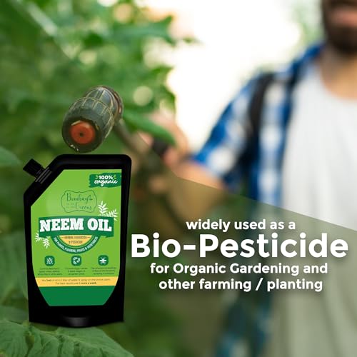 Image of Bombay Greens Organic Neem Oil For Plant & Seaweed Liquid Booster for Plants Home Garden - Combo Pack