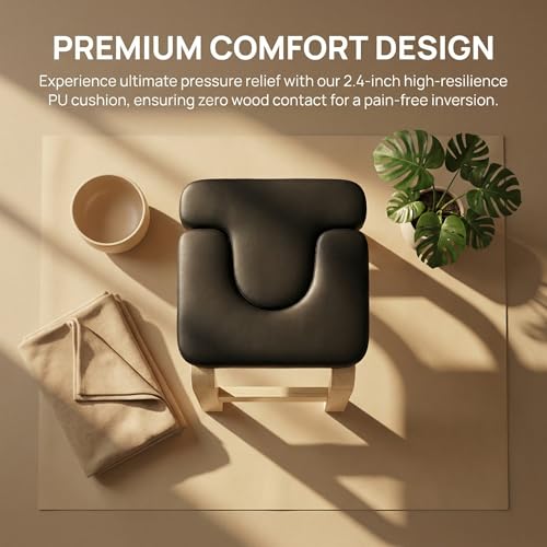 Image of Yoga Headstand Bench, Inversion Chair,Improve Sleep and Stress Relief, Fat Burning and Balance Training, Body Shaping,Ideal for Workout, Fitness and Gym, for Both Beginner and Experience Yogis