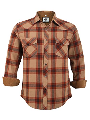 Chemise en flanelle homme douce et résistante XL
