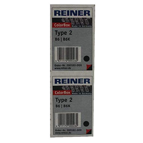 COLOP Reiner B6K Replacement Ink Pad Black (Pack of 2) RB6KINK+ FINCHLEY Pen Free