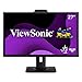 Produktbild Viewsonic VG2740V 68,6 cm (27 Zoll) Büro Monitor (Full-HD, IPS-Panel, HDMI, DP, USB 3.2 Hub, Webcam mit Mikrofon, Höhenverstellbar, Lautsprecher, Eye-Care, 4 Jahre Austauschservice) Schwarz