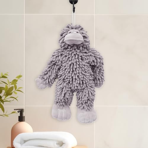 Serviette à main chenille en forme de boule pour le séchage rapide des mains - 8