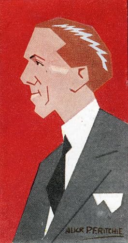 Poster Alick PF Ritchie Sir Gerald Du Maurier tableau toile d'art 60x90cm