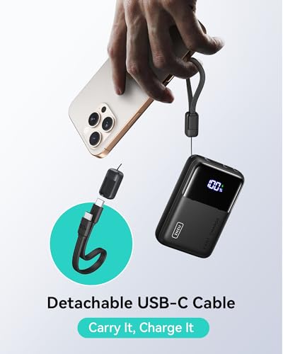 INIU 100W 25000mAh Portable Charger for Laptop & Phone, Mini Power Bank with PD QC Fast Charging (USB-C in/Out) - High Capacity Electronics Battery Pack for iPad, Samsung, Travel, Camping, Hiking