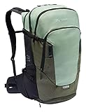 VAUDE Fahrradrucksack Bike Alpin 25+5 in grün, Rucksack Fahrrad wasserabweisend Damen & Herren, geräumiger Rucksack fürs Fahrrad mit Rückenbelüftung, reflektierende Elemente & Volumenerweiterung