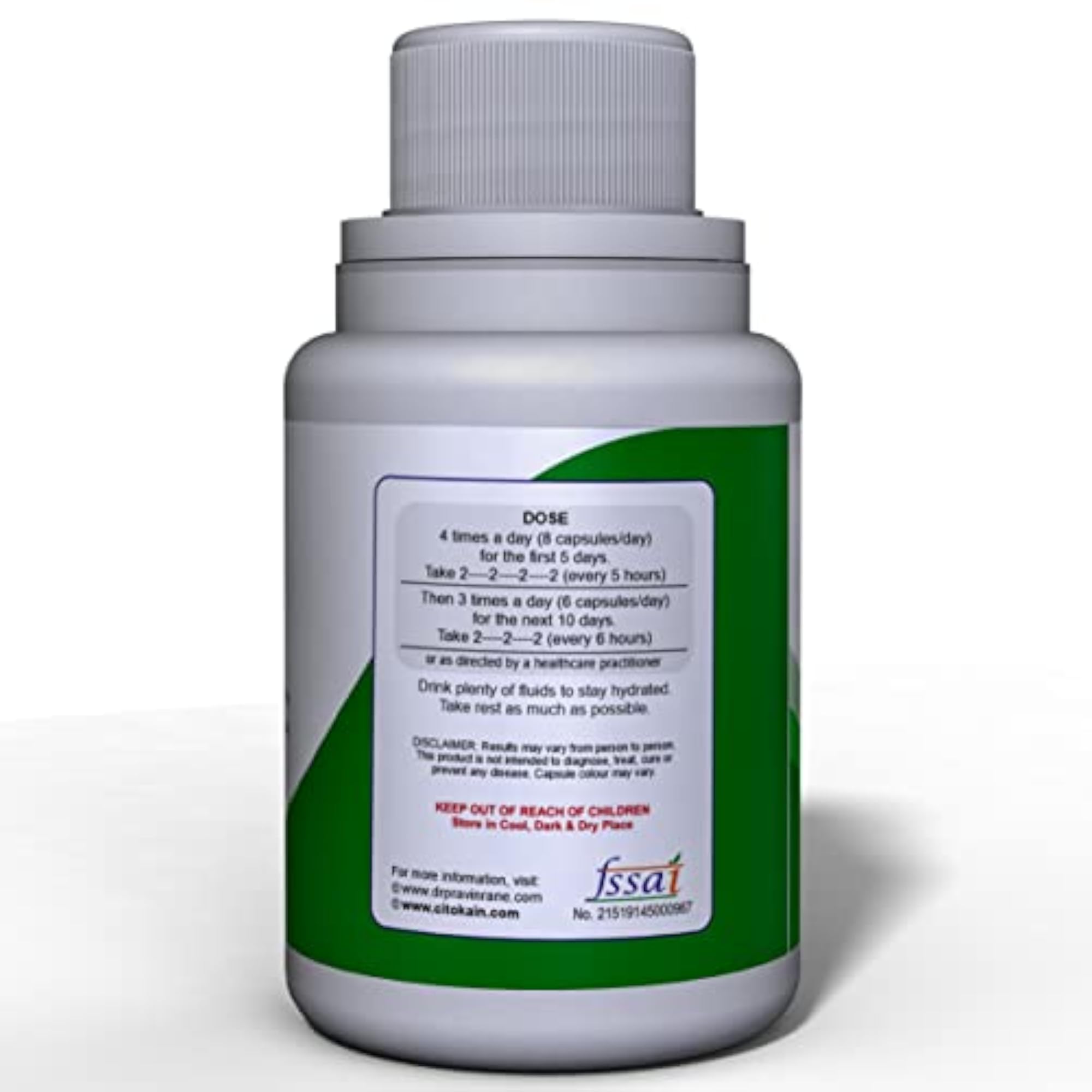 Citokain Dengue Care Herbal Supplement, 60 Capsules