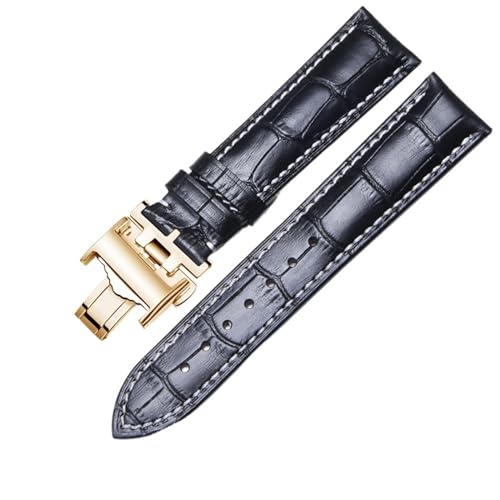 Bracelet de montre en cuir de vachette pour sublimer vos tenues d'affaires 18mm