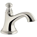 KOHLER K-72759-SN Artifacts Bathroom sink spout with Bell design, Less Handles, Vibrant Polished Nickel