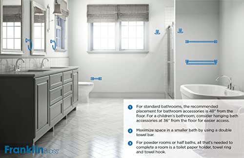 Franklin Brass Kin46-Mb Kinla Towel Ring, Matte Black #TOP5