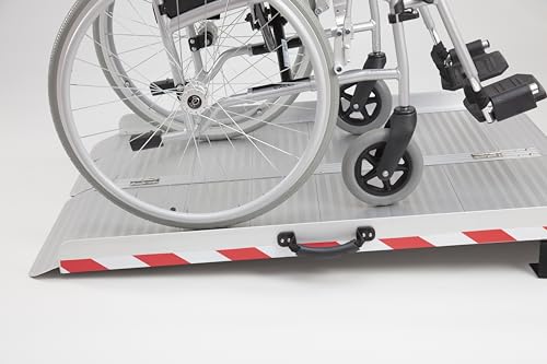 The Ramp People Foldable Wheelchair Ramp, Extra Wide 61cm - 244cm (183cm / 6ft) Portable Ramp for Wheelchairs & Scooters