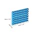 uxcell 5x30x40mm Blue Aluminum Heatsink Thermal Adhesive Pad Cooler for Cooling 3D Printers 6Pcs