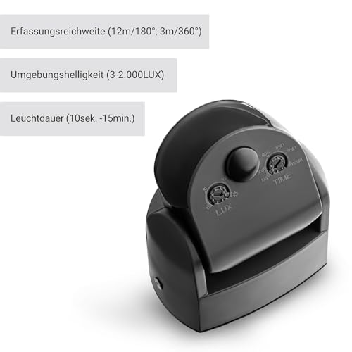 Sebson Bewegungsmelder für den Außenbereich mit IP65-Zertifizierung