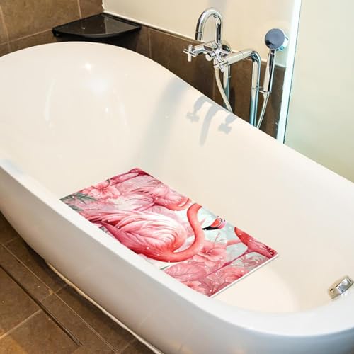 Tapis de bain antidérapant grand format à séchage rapide