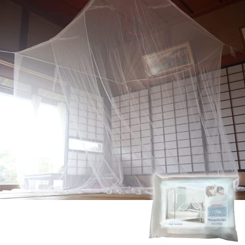 蚊帳 かや 吊り下げ式 安眠 簡単 軽量 コンパクト 収納 SeaBirds