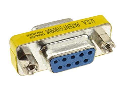 Convertisseur Adaptateur Série RS232 DB9 9 Broches Femelle vers Femelle