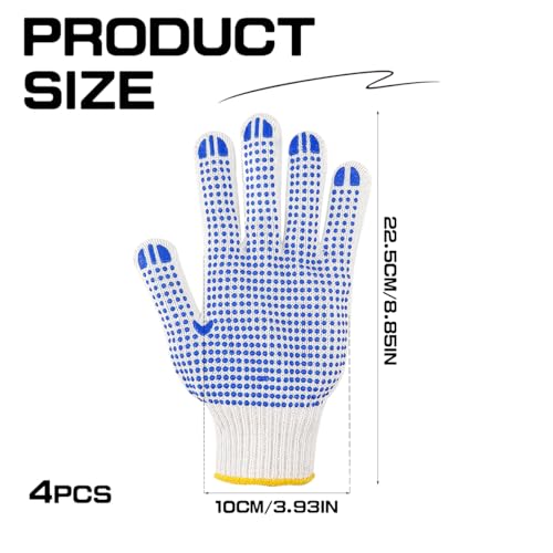 ZJIVQO 2 works Animal Handling Gloves Gloves with Firm Grip Animal Handling Gloves for for Dog Cat Bird Snake Parrot Lizard Wild Animals Protection Gloves Random Color - Image 2